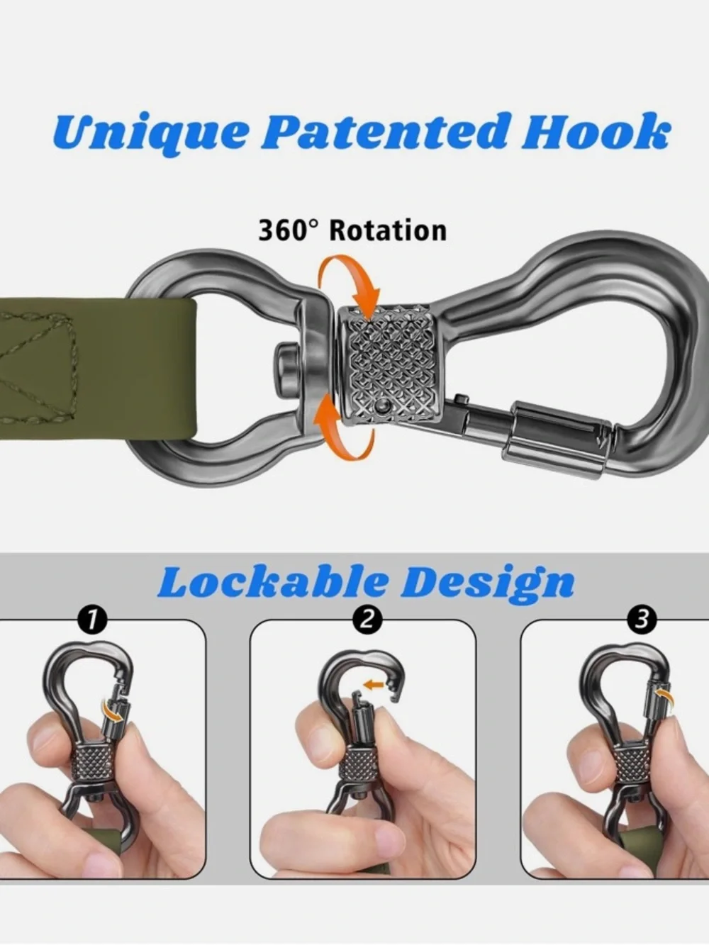 XiaZ Waterproof Long Lead for Dogs